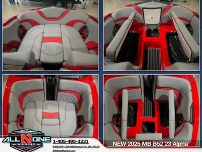 2025 MB SPORTS 23 B52 Alpha Wake/Surf Boat (MB430C525D)