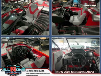 2025 MB SPORTS 23 B52 Alpha Wake/Surf Boat (MB430C525D)